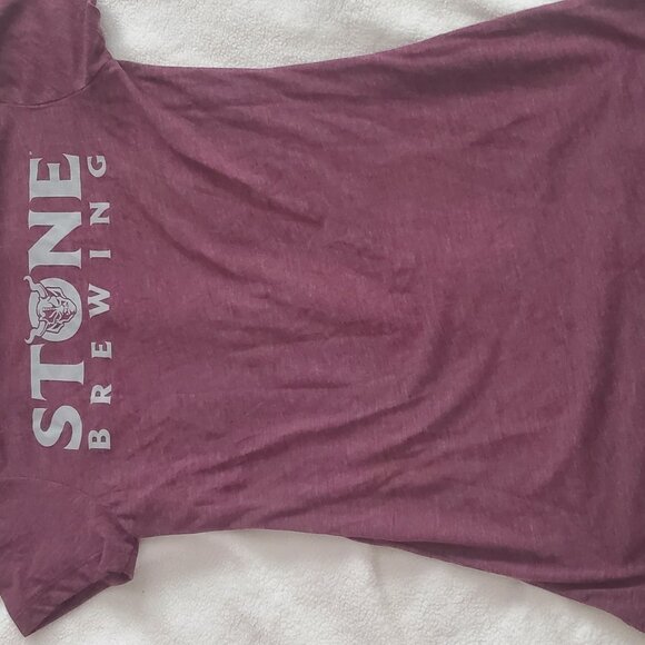 Stone Brewing Adult Size Small red shirt t-shirt - Picture 2 of 5